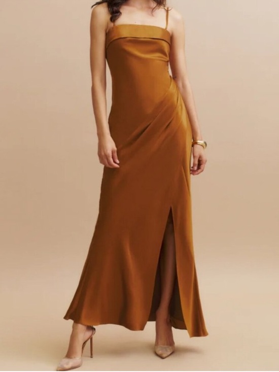 Reformation Dresses & Skirts - NWT Reformation Landen Silk Dress in Copper